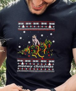 Christmas Tree Knocked Down By A Cat Shirt