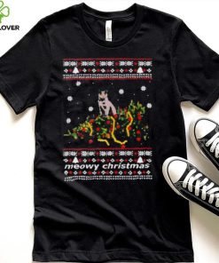 Christmas Tree Knocked Down By A Cat Shirt