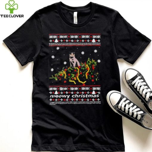 Christmas Tree Knocked Down By A Cat Shirt