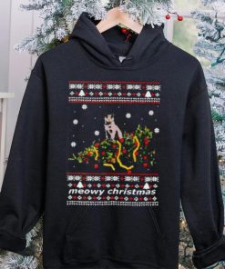 Christmas Tree Knocked Down By A Cat Shirt