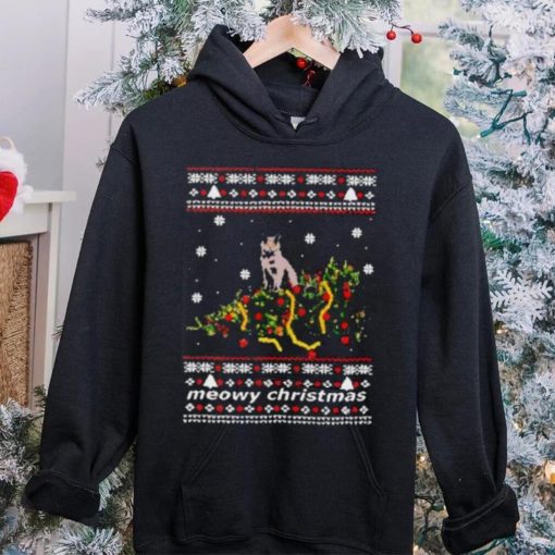 Christmas Tree Knocked Down By A Cat Shirt