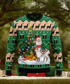 Christmas Tree Llama Ugly Christmas Sweater Gift For Men And Women