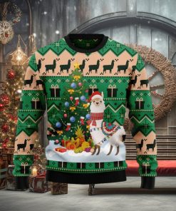 Christmas Tree Llama Ugly Christmas Sweater Gift For Men And Women