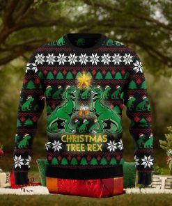 Christmas Tree Rex Drink Beer Ugly Christmas Sweater Impressive Gift For Men And Women