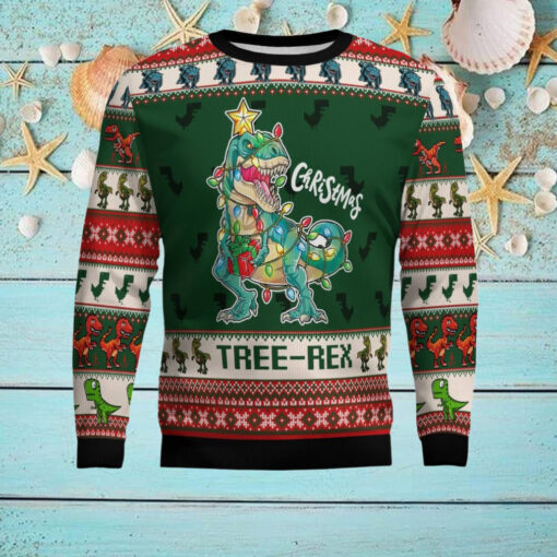 Christmas Tree Rex Ugly Christmas Sweater