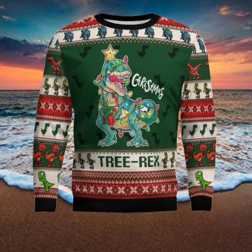 Christmas Tree Rex Ugly Christmas Sweater
