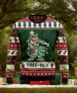Christmas Tree Rex Womens Ugly Sweater