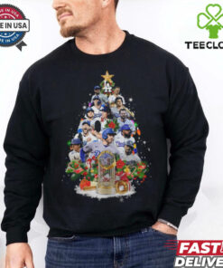 Christmas Tree Team Los Angeles Dodgers Baseball Shirt 1 Christmas Tree Team Los Angeles Dodgers Baseball Shirt