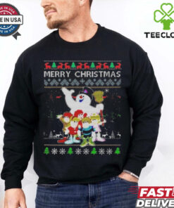 Christmas Ugly Movie Cartoon Frosty The Snowman 2024 Shirt