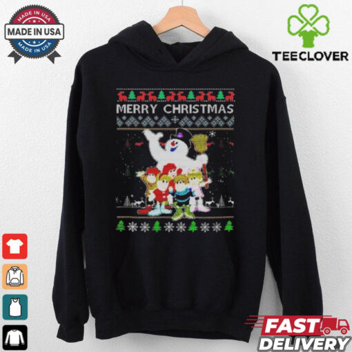 Christmas Ugly Movie Cartoon Frosty The Snowman 2024 Shirt