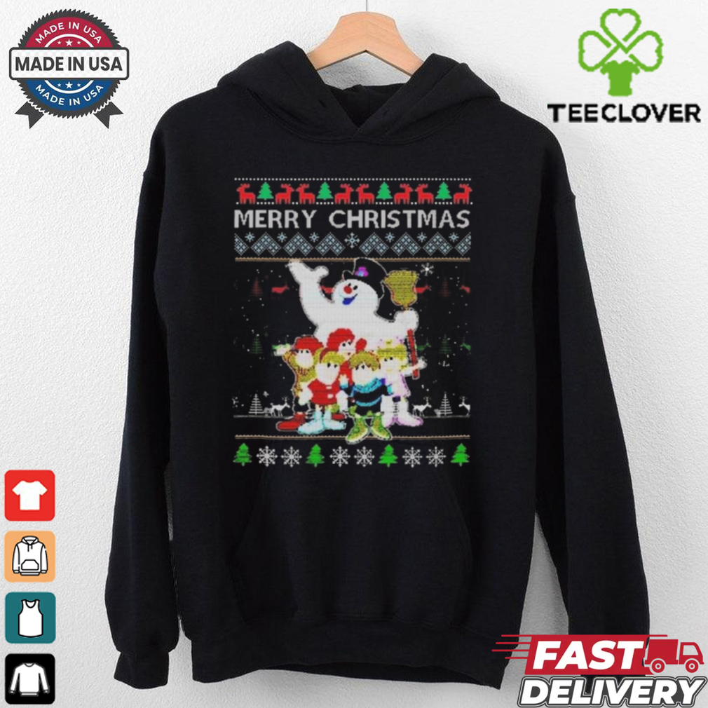 Christmas Ugly Movie Cartoon Frosty The Snowman 2024 Shirt Christmas Ugly Movie Cartoon Frosty The Snowman 2024 Shirt