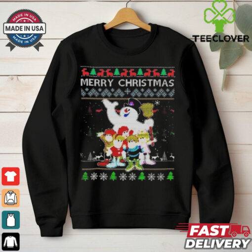 Christmas Ugly Movie Cartoon Frosty The Snowman 2024 Shirt
