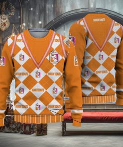 Christmas Ugly Sweater 3D For Men And Women Dunkin’ Donuts