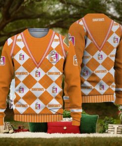 Christmas Ugly Sweater 3D For Men And Women Dunkin’ Donuts
