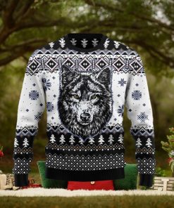 Christmas Ugly Sweater Awesome Wolf Funny Gift For Men And Women