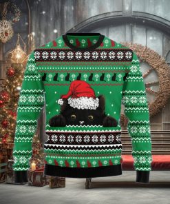 Christmas Ugly Sweater Black Cat Hide Funny Sweater Gift For Men And Women