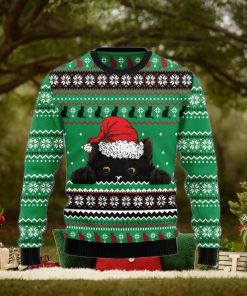 Christmas Ugly Sweater Black Cat Hide Funny Sweater Gift For Men And Women