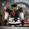 Chicago Bears Teams Funny DJ Santa Knitted Sweater For Christmas
