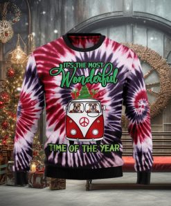 Christmas Ugly Sweater Bulldog Tie Dye Funny Sweater Gift For Men And Women