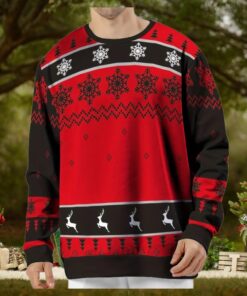 Christmas Ugly Sweater, Casual Crew Neck Knit Polyester Pullover, Regular Fit, with Festive Patterns,