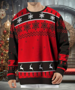 Christmas Ugly Sweater, Casual Crew Neck Knit Polyester Pullover, Regular Fit, with Festive Patterns,
