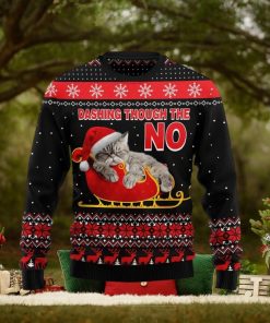 Christmas Ugly Sweater Cat Dashing Funny Sweater Gift For Men And Women