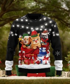 Christmas Ugly Sweater Cat Gifts Noel Funny Sweater Gift For Men And Women