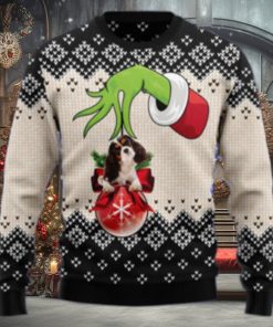 Christmas Ugly Sweater Cavalier King Charles Spaniel Xmas Ball Funny Sweater Gift For Men And Women