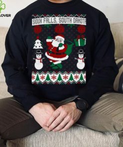 Christmas Ugly Sweater Sioux Falls South Dakota’ Men’s Ringer T Shirt