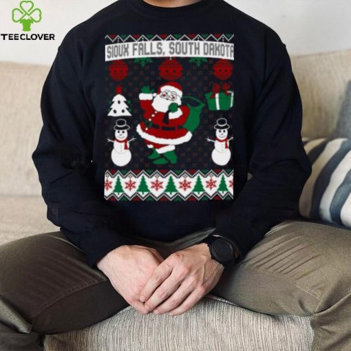 Christmas Ugly Sweater Sioux Falls South Dakota’ Men’s Ringer T Shirt