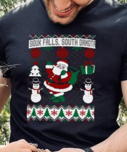 Christmas Ugly Sweater Sioux Falls South Dakota' Men's Ringer T Shirt