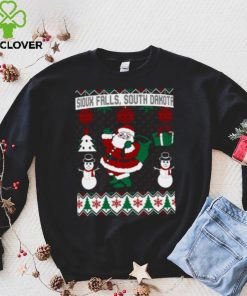 Christmas Ugly Sweater Sioux Falls South Dakota' Men's Ringer T Shirt