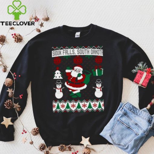 Christmas Ugly Sweater Sioux Falls South Dakota’ Men’s Ringer T Shirt
