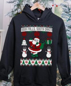 Christmas Ugly Sweater Sioux Falls South Dakota' Men's Ringer T Shirt