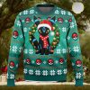 Symmetric Skull And Christmas Ugly Sweater