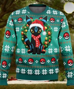 Christmas Umbreon Pokemon 3D Ugly Christmas Sweater Unisex Christmas Sweater For Men And Women