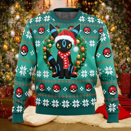 Christmas Umbreon Pokemon Ugly Christmas Sweater