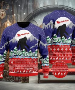 Christmas With Bigfoot Ugly Christmas Sweater