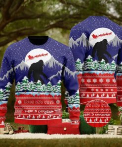 Christmas With Bigfoot Ugly Christmas Sweater
