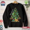 Squatching Through The Snow Bigfoot Christmas Sasquatch T Shirt Recovered