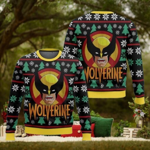 Christmas Wolverine Ugly Sweater, Deadpool 3 Movie Christmas Sweater
