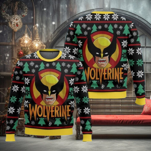 Christmas Wolverine Ugly Sweater, Deadpool 3 Movie Christmas Sweater