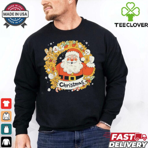 Christmas Wreath Fashion Print shirt