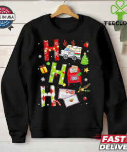 Christmas mailman ho ho ho holiday shirt