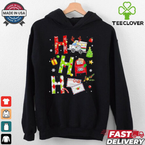 Christmas mailman ho ho ho holiday shirt