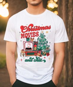 Christmas movie and chill retro shirt