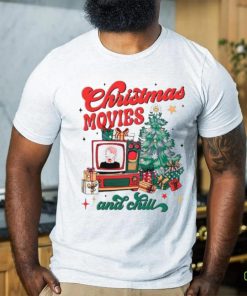 Christmas movie and chill retro shirt 2 Christmas movie and chill retro shirt