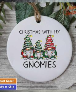 Christmas with my Gnomies ornament