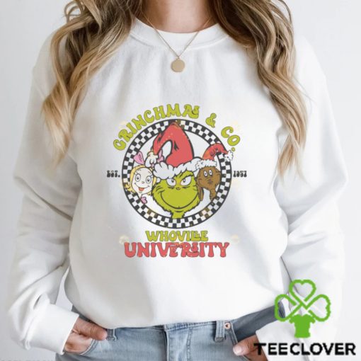 Christmast Grinch EST 1957 Whovile university Shirt