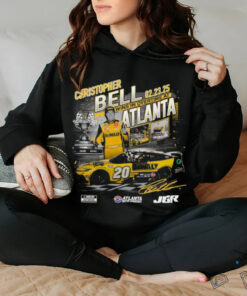 Christopher Bell Checkered Flag Sports Black 2025 Ambetter Health 400 Race Winner T Shirt
